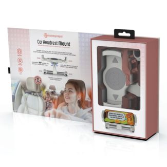 Mommy Power In-Car Headrest Mount for Smartphones and Tablets